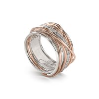 Anneau Rubinia Femme in Argent Diamante AN13ARBT